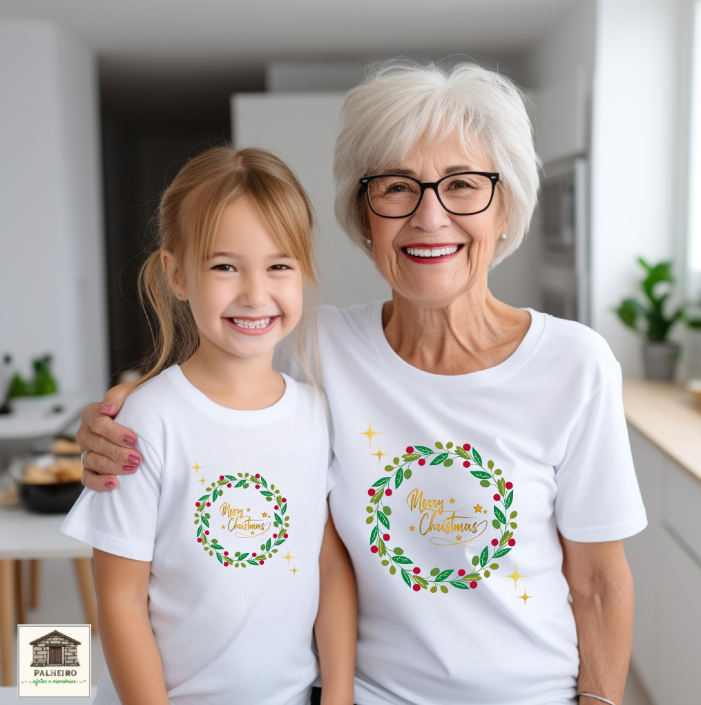 T-Shirt - Natal em forma de abraço
