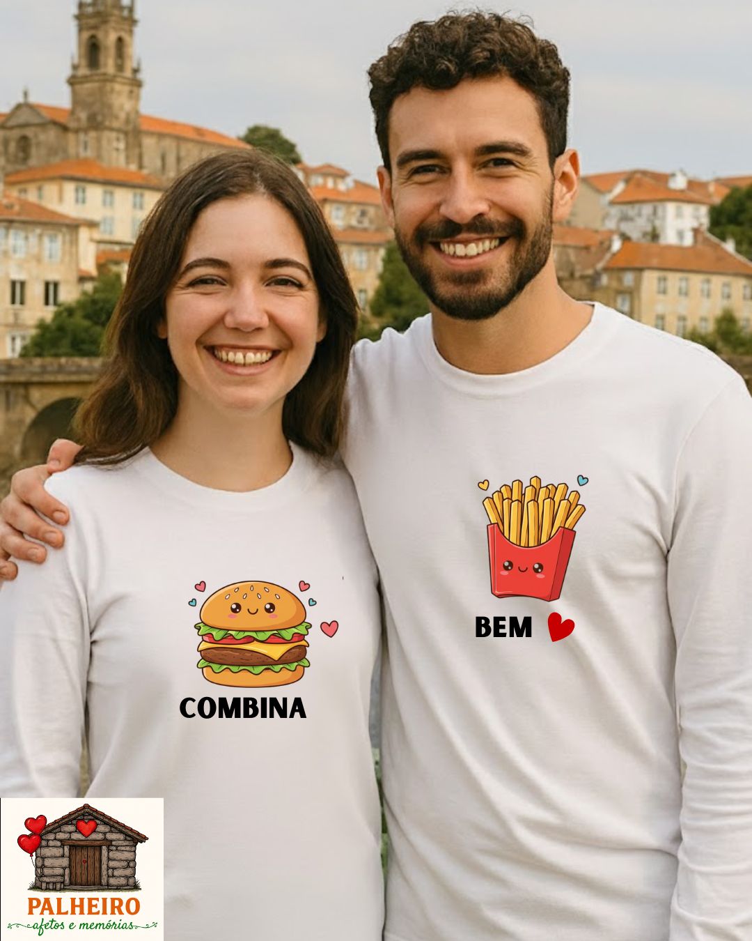 T-shirt - Dia dos Namorados - Combina bem