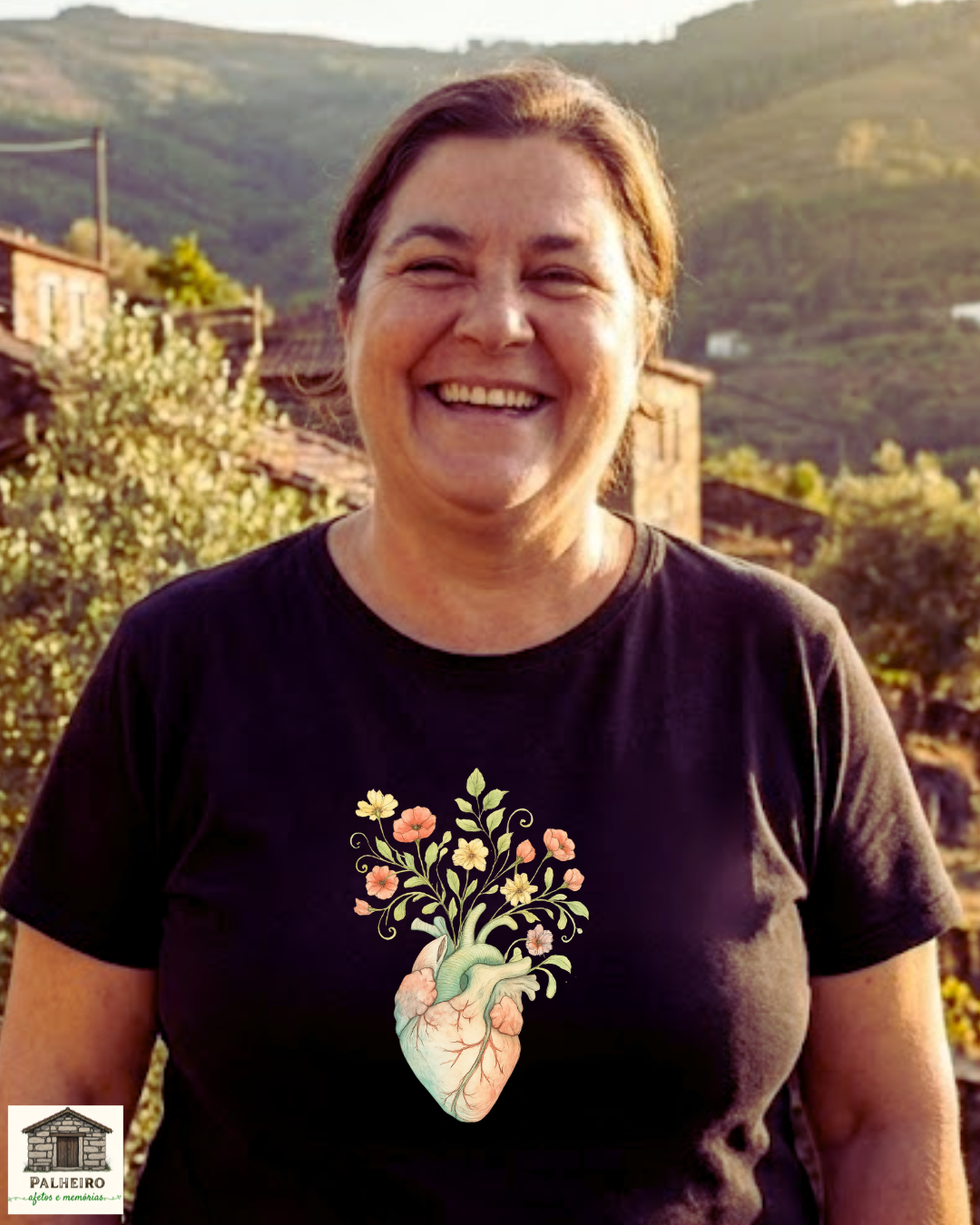 T-shirt - Raízes - Florescer do coração