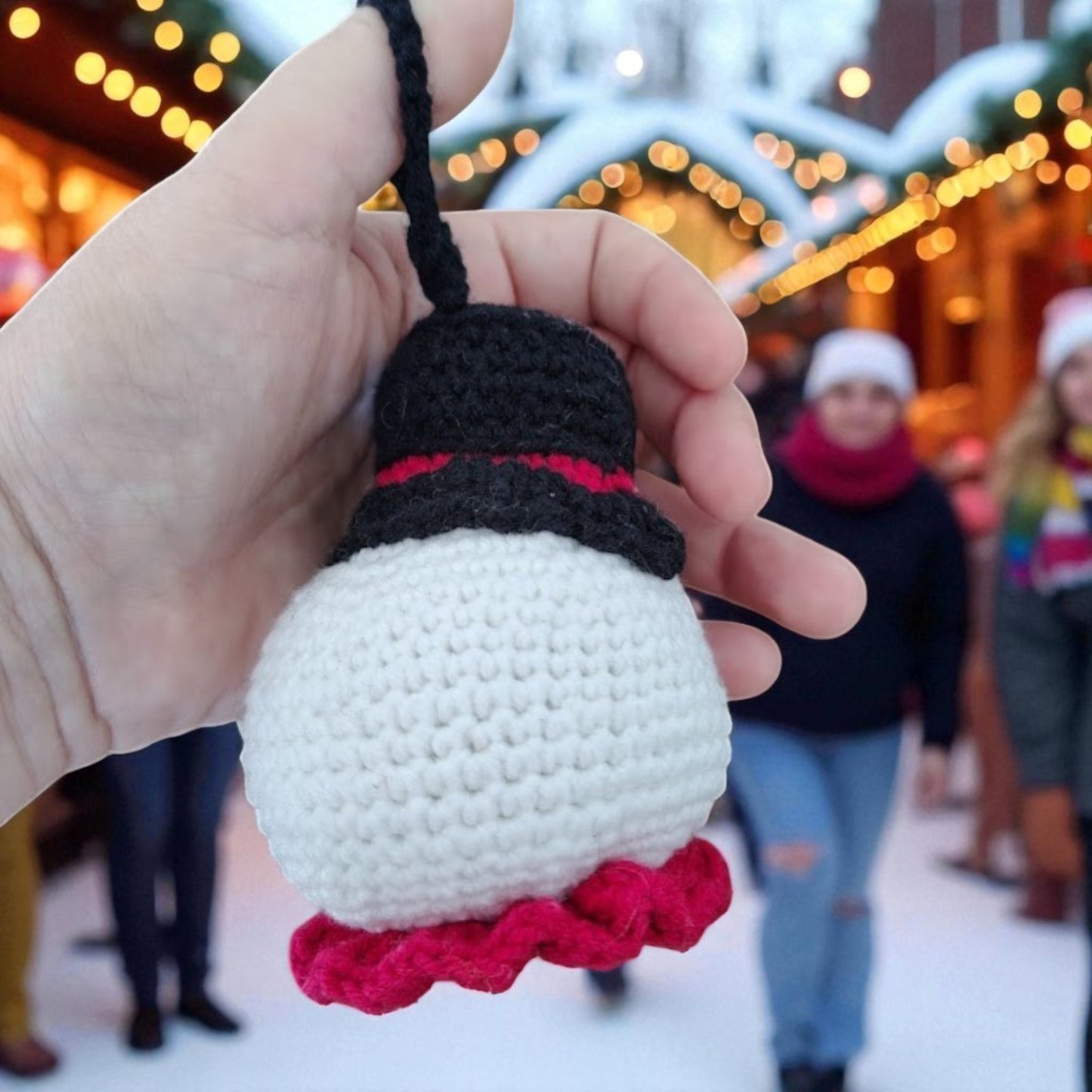 Bolinha de Natal - Boneco de Neve (10 cm)