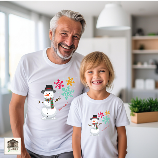 T-Shirt - Natal -  Magia e cor para toda a família