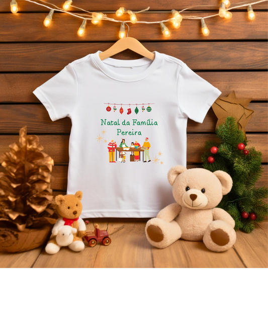 T-Shirt - Natal da Família (Personalizável)
