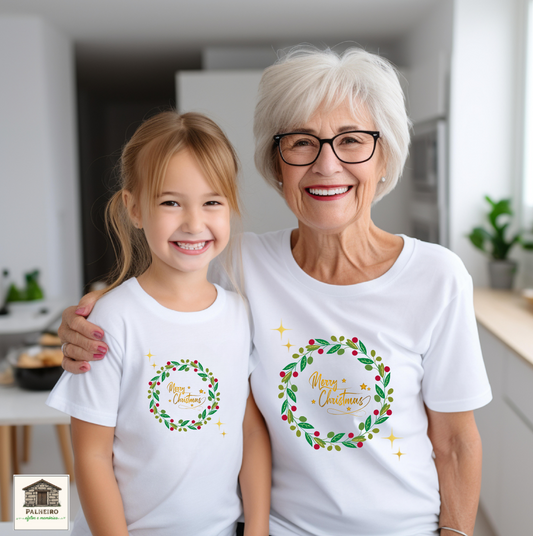 T-Shirt - Natal em forma de abraço